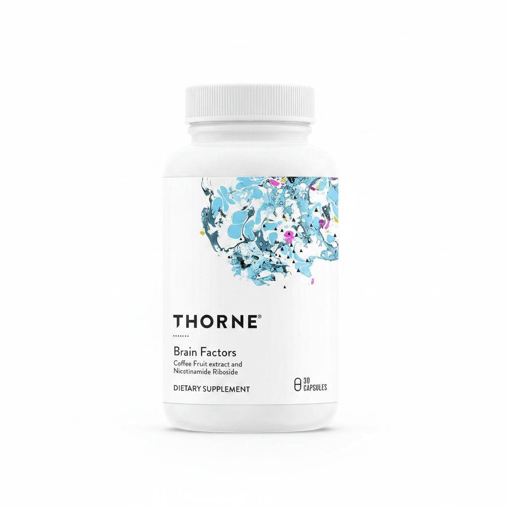 Thorne Brain Factors - Premium Brain Health Support with Nicotinamide Riboside & Coffee Extract