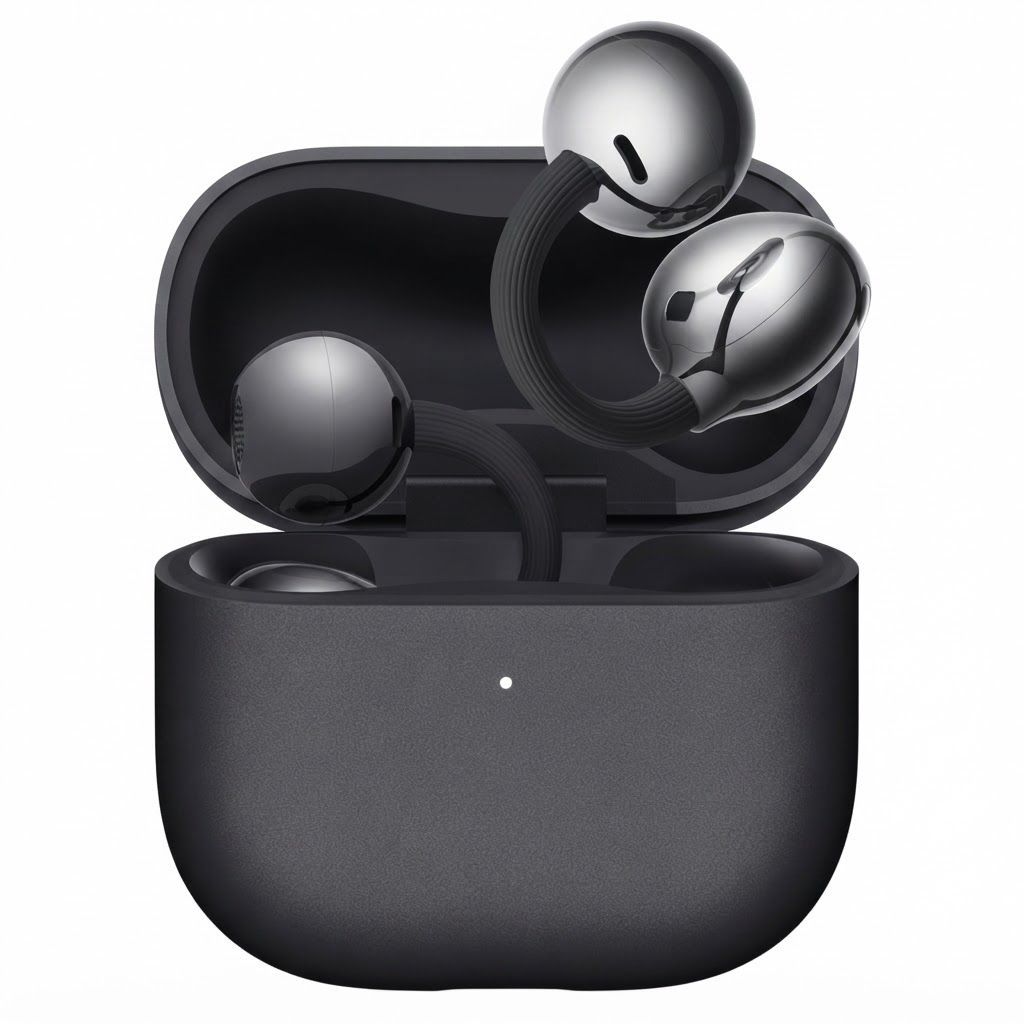 Huawei FreeClip 2 Open-Ear Clip-On Earbuds, Built-in Google AI, 38H Battery, IP57 Water & Dust Resistant - Black