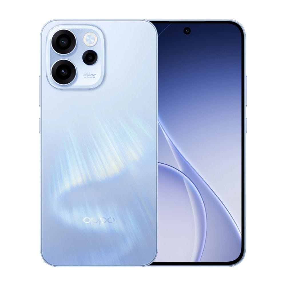Oppo RENO15 F 5G Smartphone CPH2801, 256GB Storage, 12GB RAM, 6.57-inch AMOLED Display, 120Hz refresh rate - Aurora Blue