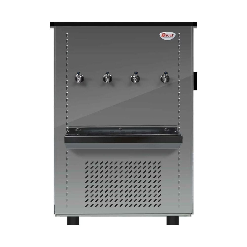 Oscar Water Cooler, 65 Gallon Capacity, 4 Taps, Stainless Steel Storage, R134a Compressor Cooling | OC65T4