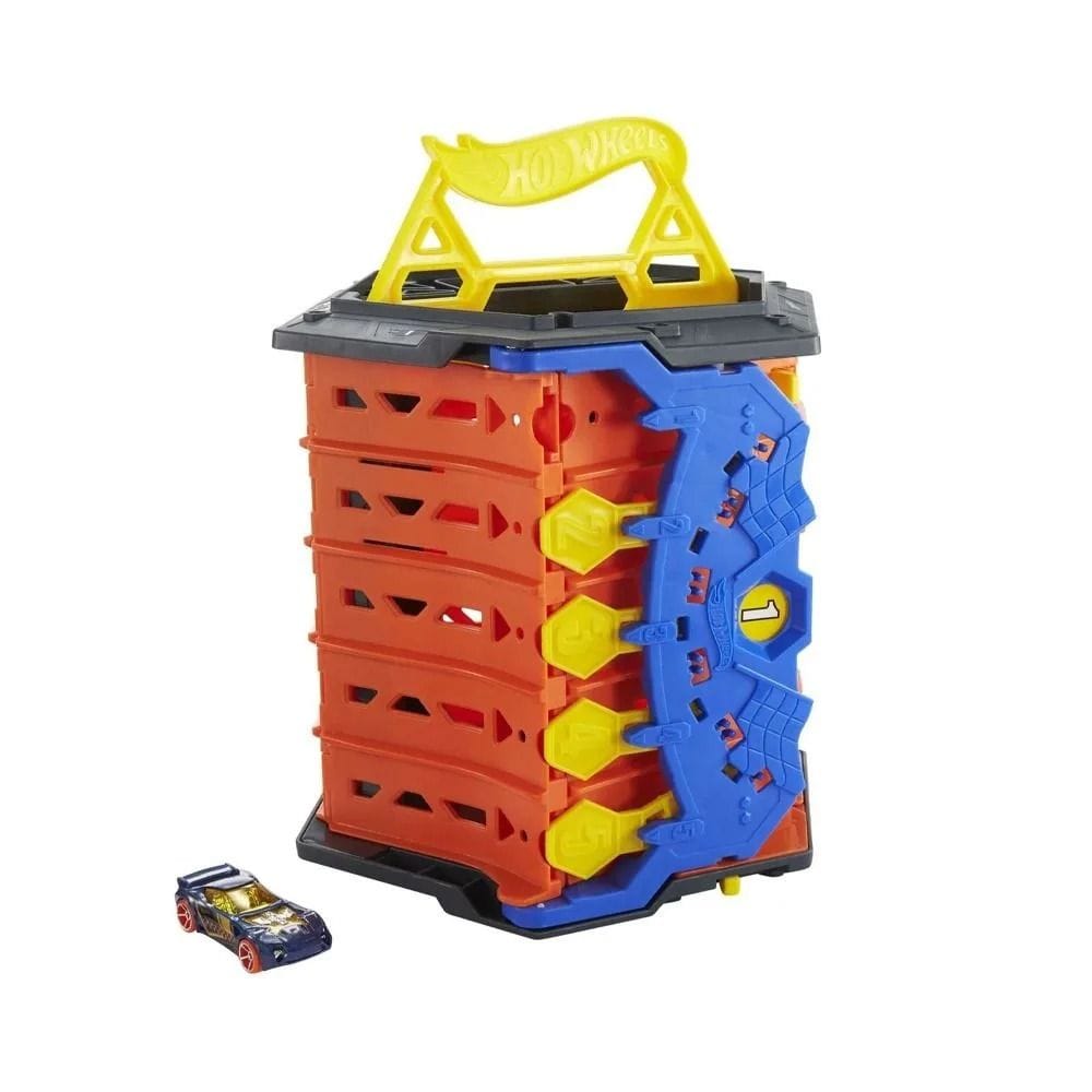 Hot Wheels Monster Trucks 1:15 Scale + Roll Out Raceway Track Set + City Mega Car Wash With 1 Color Shifters Car Playset Bundle (603001000016128 + 603001000016121 + 603001000016108)