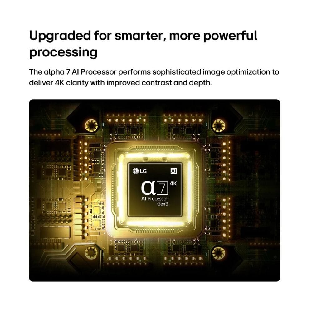 LG 55 Inch NanoCell UHD 4K Smart TV - WebOS with AI (Gemini & Copilot), α7 AI Processor Gen9, HDR10 Pro, Magic Remote, Built-In Receiver | 55NU840B6LA.AMRG