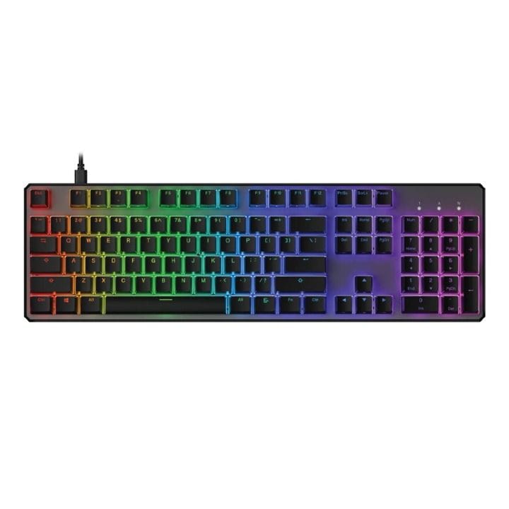 Epic Gamers x Tecware Chimera Full Size Gaming Keyboard – Wired Keyboard, Red Switch | Black – EG-XTCGK-R