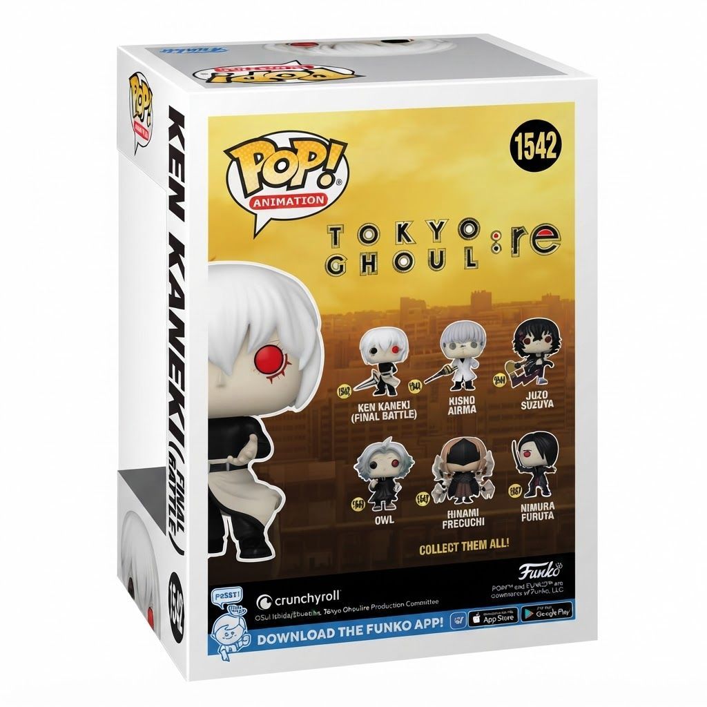 Funko Pop! Animation: Tokyo Ghoul: Re - Ken Kaneki (Last Battle) Vinyl Figure - Collectible Anime 3.75 inches