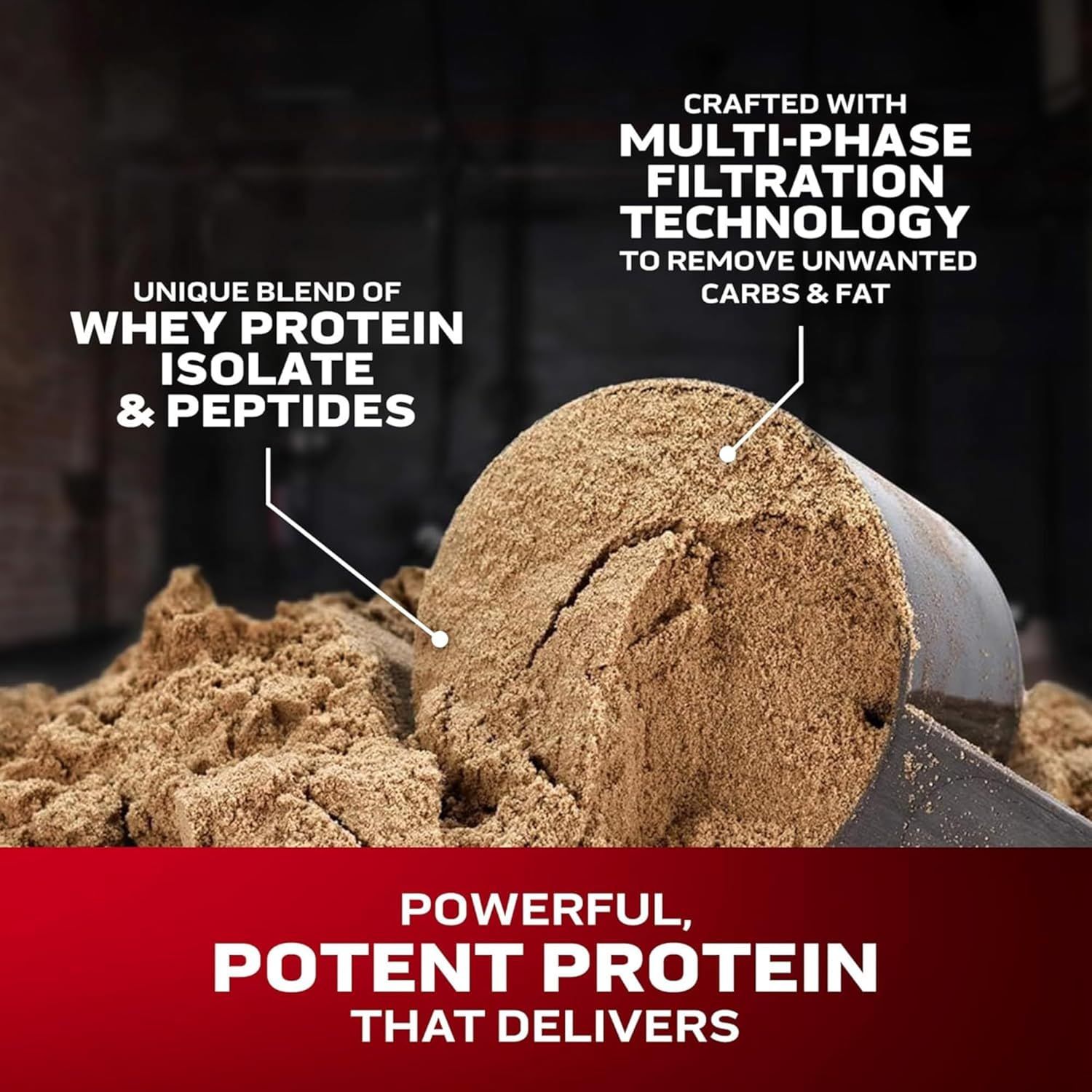 Muscletech Nitro-Tech Whey Protein: Ultimate Muscle Builder, Strawberry Flavor, 30g Protein