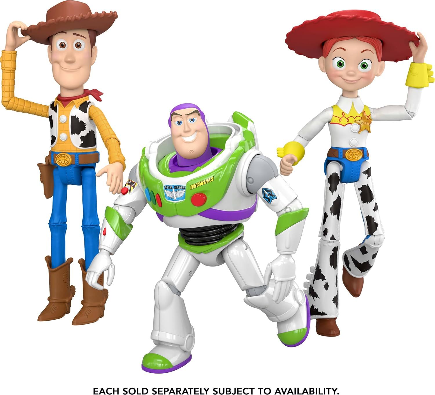 Mattel Disney Pixar Toy Story 5 Jessie Action Figure, 8.8-Inch Posable Cowgirl Doll with Removable Hat & Accessories, Multicolor