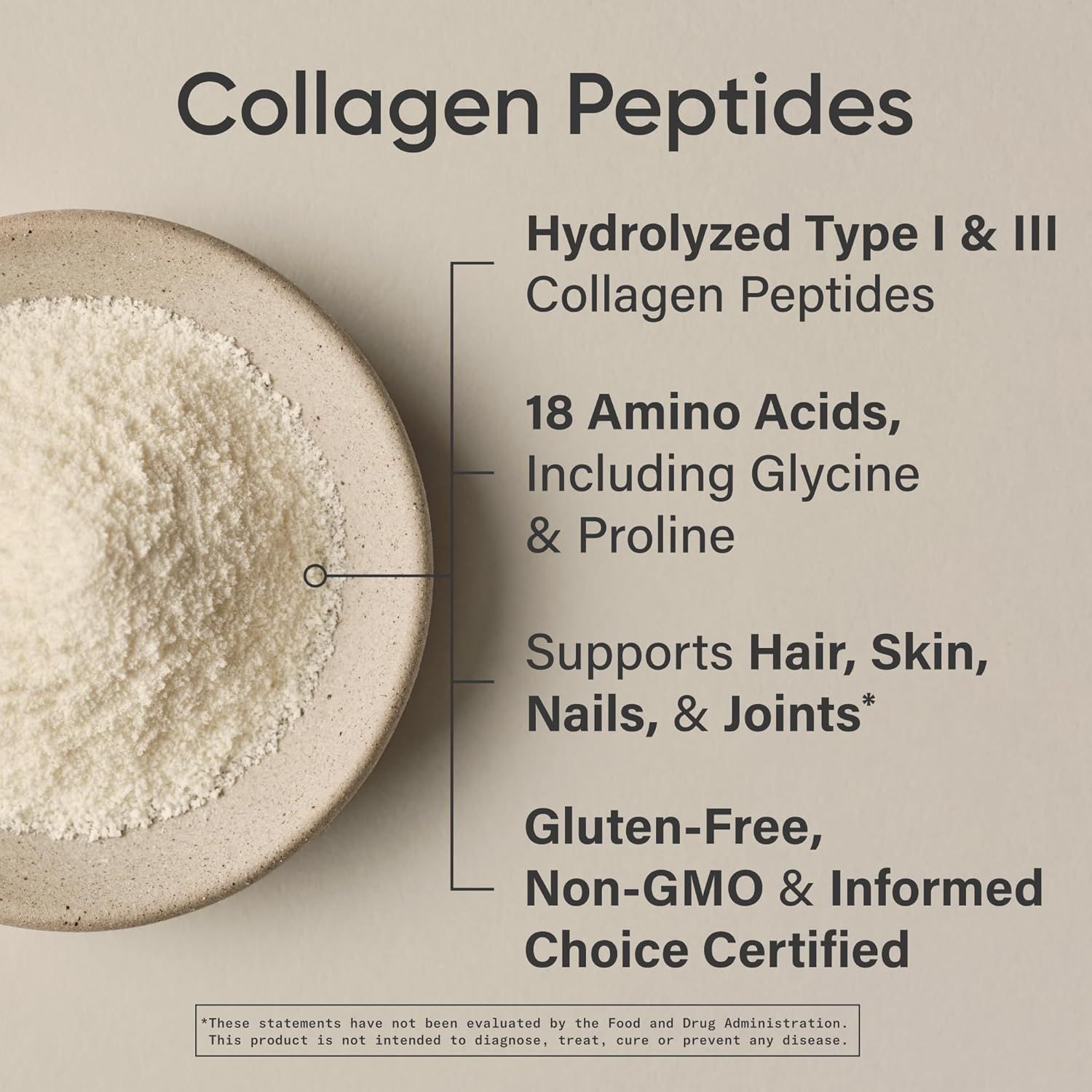 Sports Research Premium Hydrolyzed Collagen Peptides - Vanilla Bean | Sports Research 16.93oz