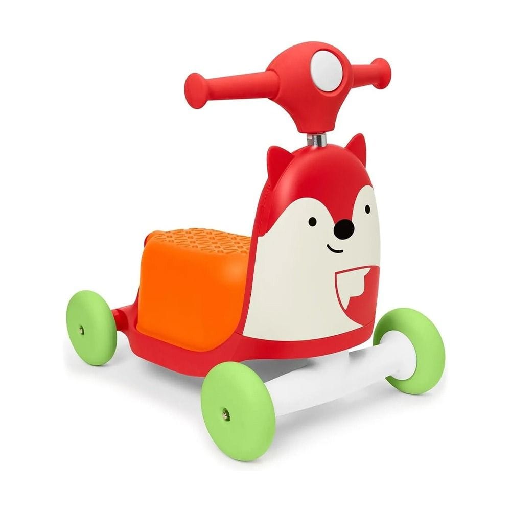 Skip Hop Fox Ride-On Push Toy Baby Walker First Ride Activity Learning Toy for Toddler 12 Months Indoor Outdoor Fox | 184350