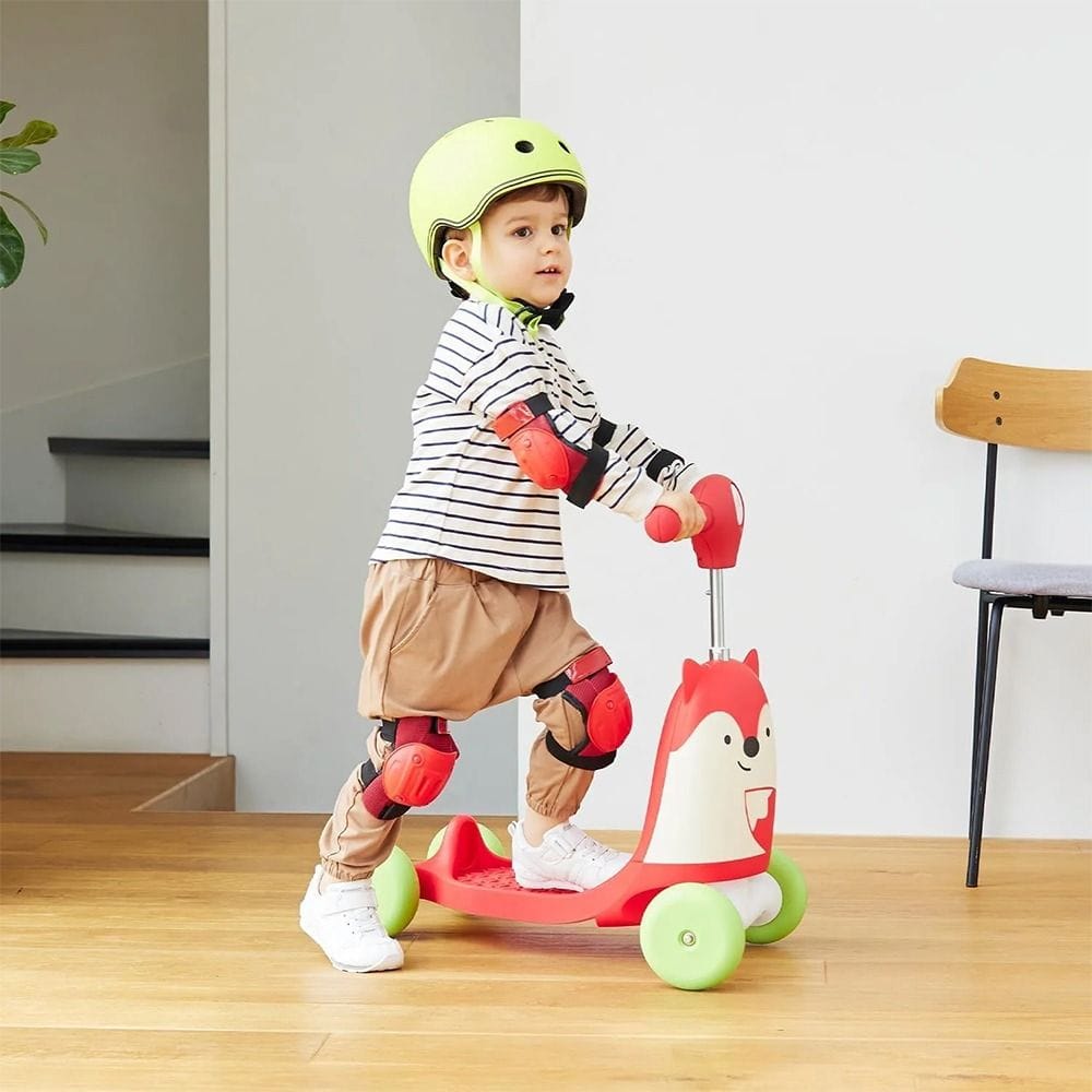 Skip Hop Fox Ride-On Push Toy Baby Walker First Ride Activity Learning Toy for Toddler 12 Months Indoor Outdoor Fox | 184350