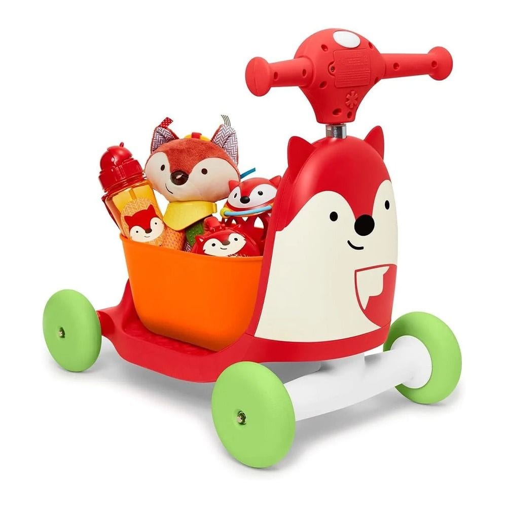 Skip Hop Fox Ride-On Push Toy Baby Walker First Ride Activity Learning Toy for Toddler 12 Months Indoor Outdoor Fox | 184350