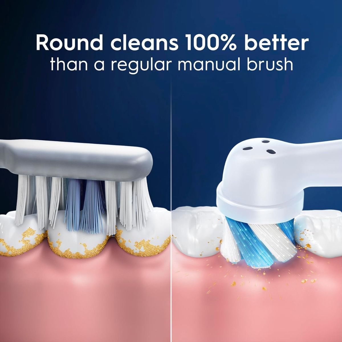 Oral-B iO Series Ultimate Clean Replacement Brush Heads, White, 2-Count - Compatible with iO Handles