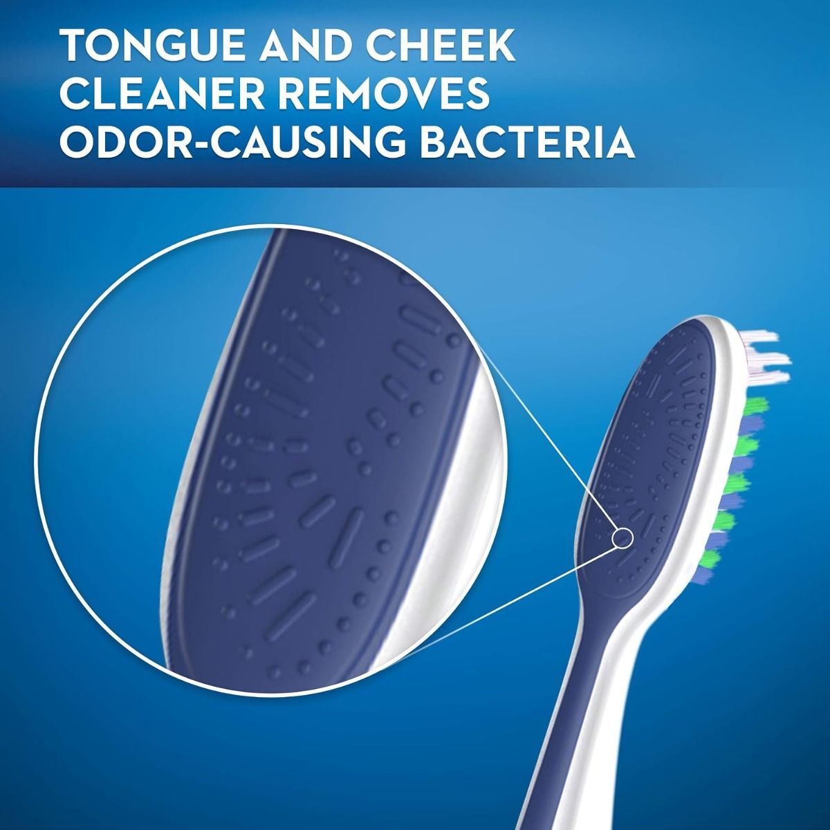 Oral-B Pro-Expert Bacteria Blast Manual Toothbrush, Medium Bristles, Multicolour, 2-Pack