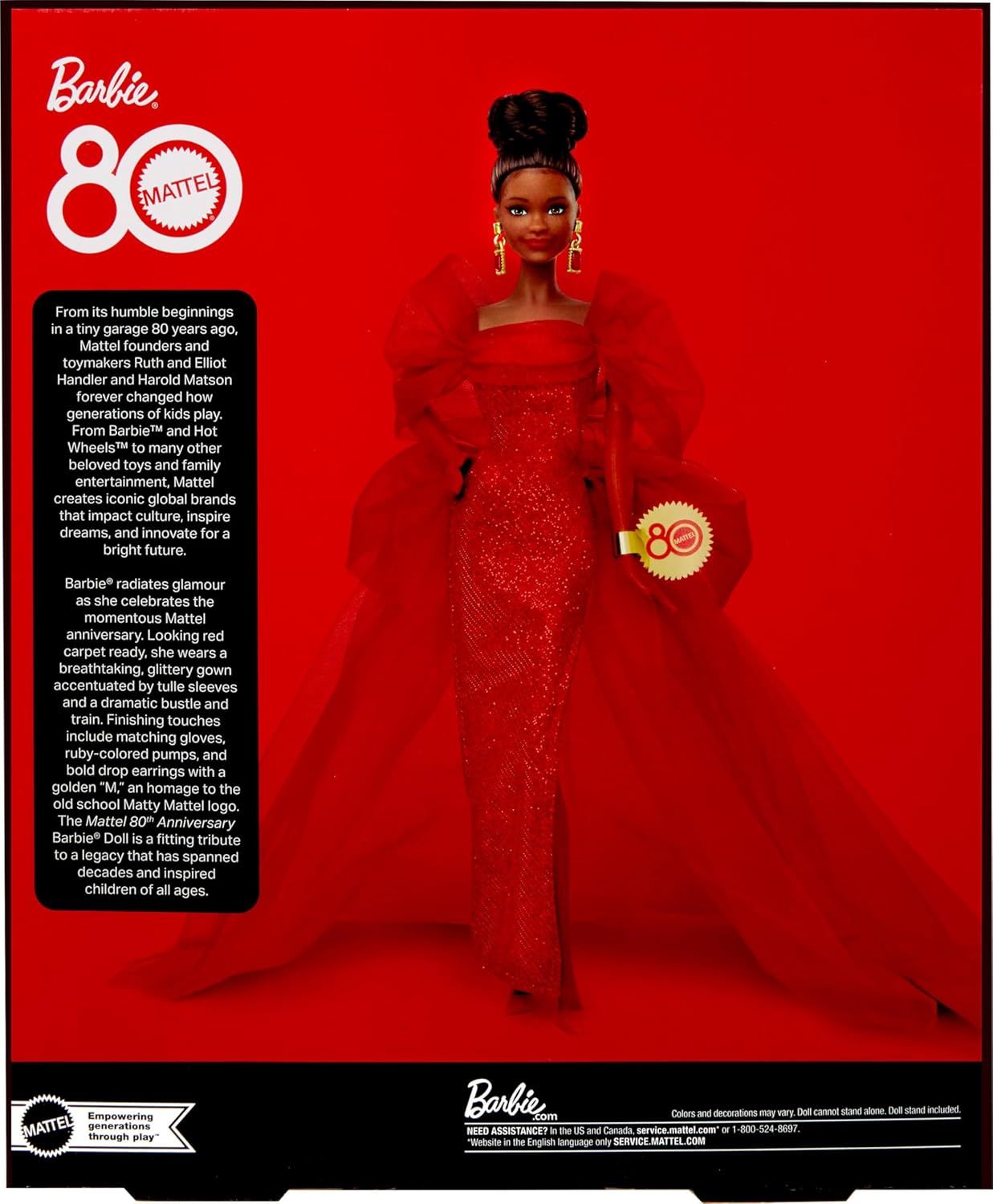 Barbie 80th Anniversary Brunette Doll | Limited Edition Collector's Item
