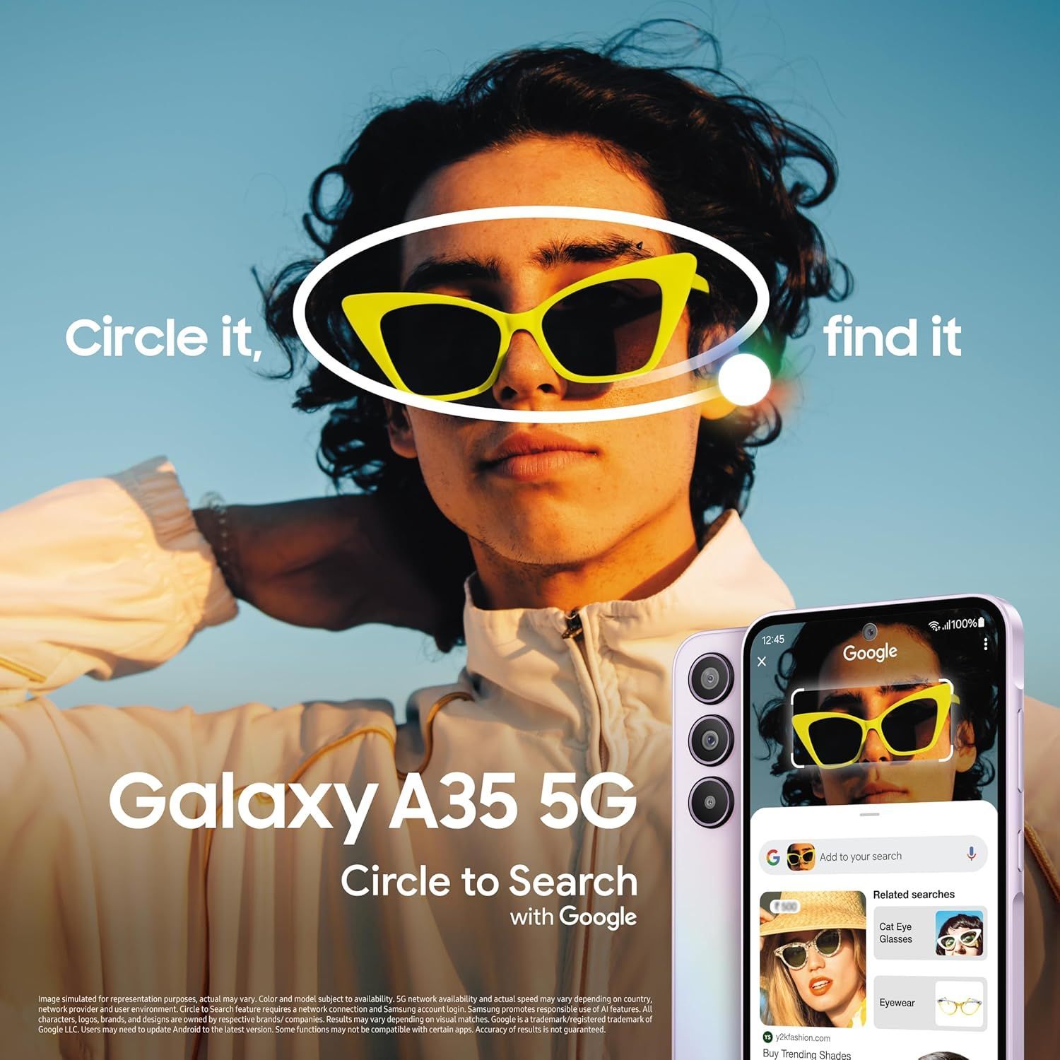 Samsung Galaxy A35 5G | 50MP Camera, 8GB RAM, IP67 | Awesome Lilac