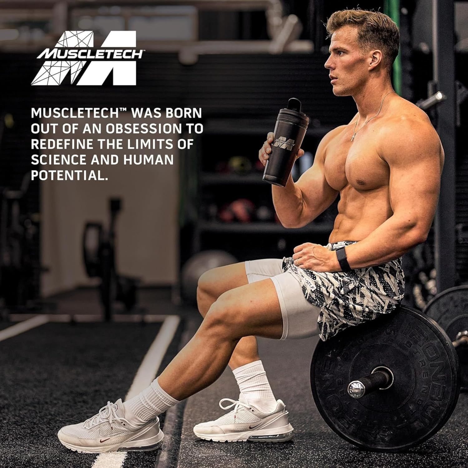 Muscletech Nitro-Tech Whey Protein: Ultimate Muscle Builder, Strawberry Flavor, 30g Protein