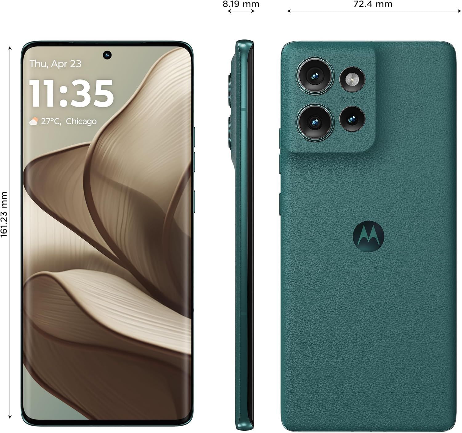 موتورولا Edge 50 5G - رام 12 جيجابايت، سعة 512 جيجابايت، سنابدراجون 7 الجيل 1 | أخضر