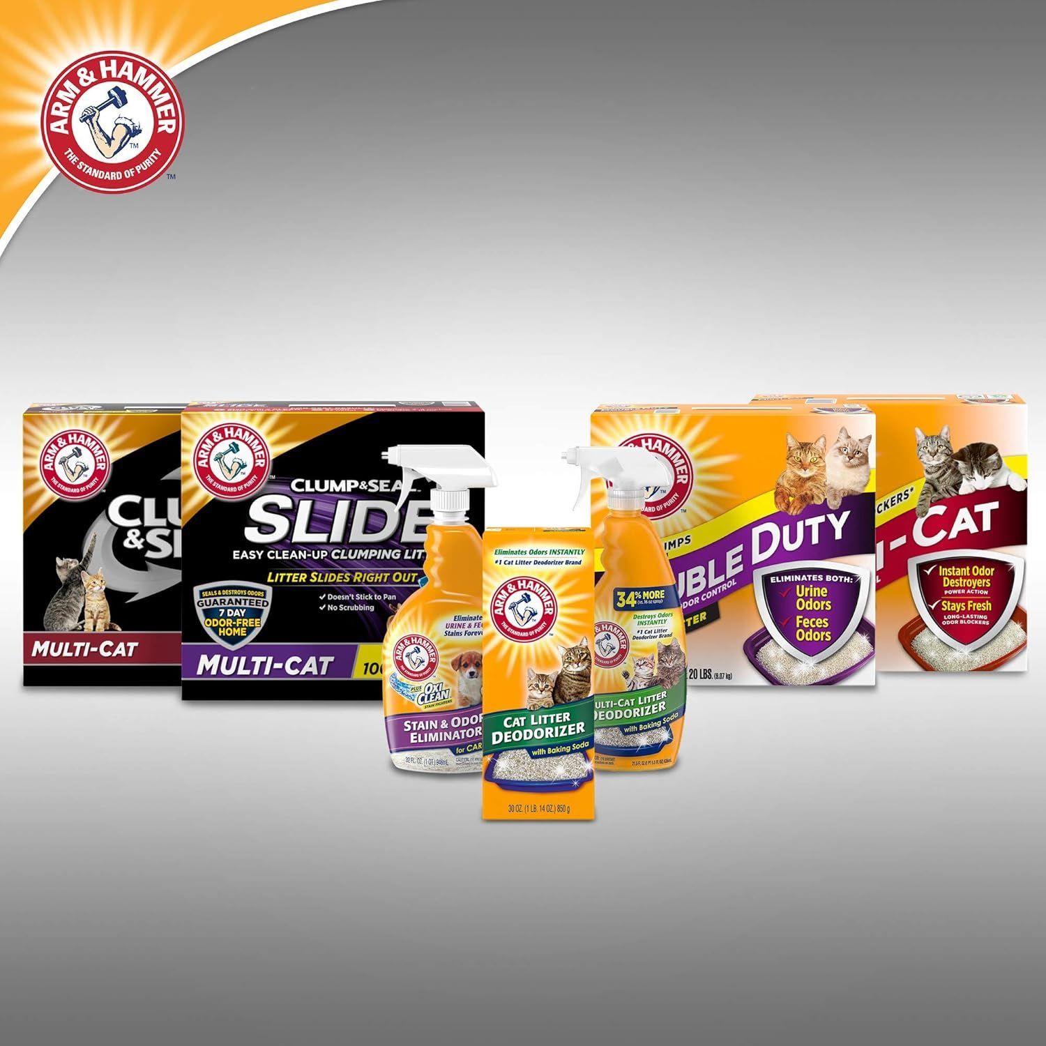 ARM & HAMMER Super Scoop Clumping Litter with Fresh Scent - 20lb