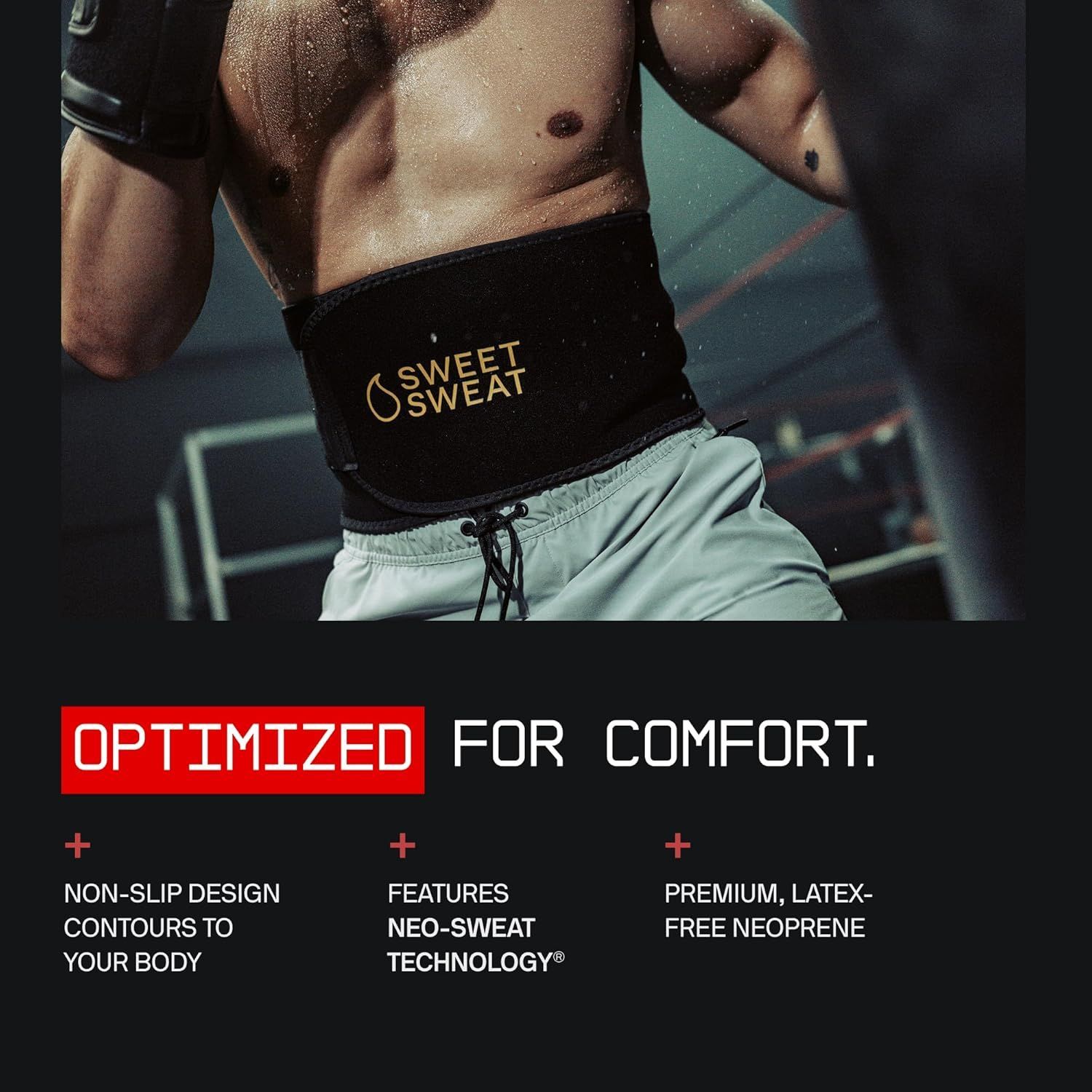 Sports Research Sweet Sweat Extra-Coverage Waist Trimmer for Enhanced Fitness