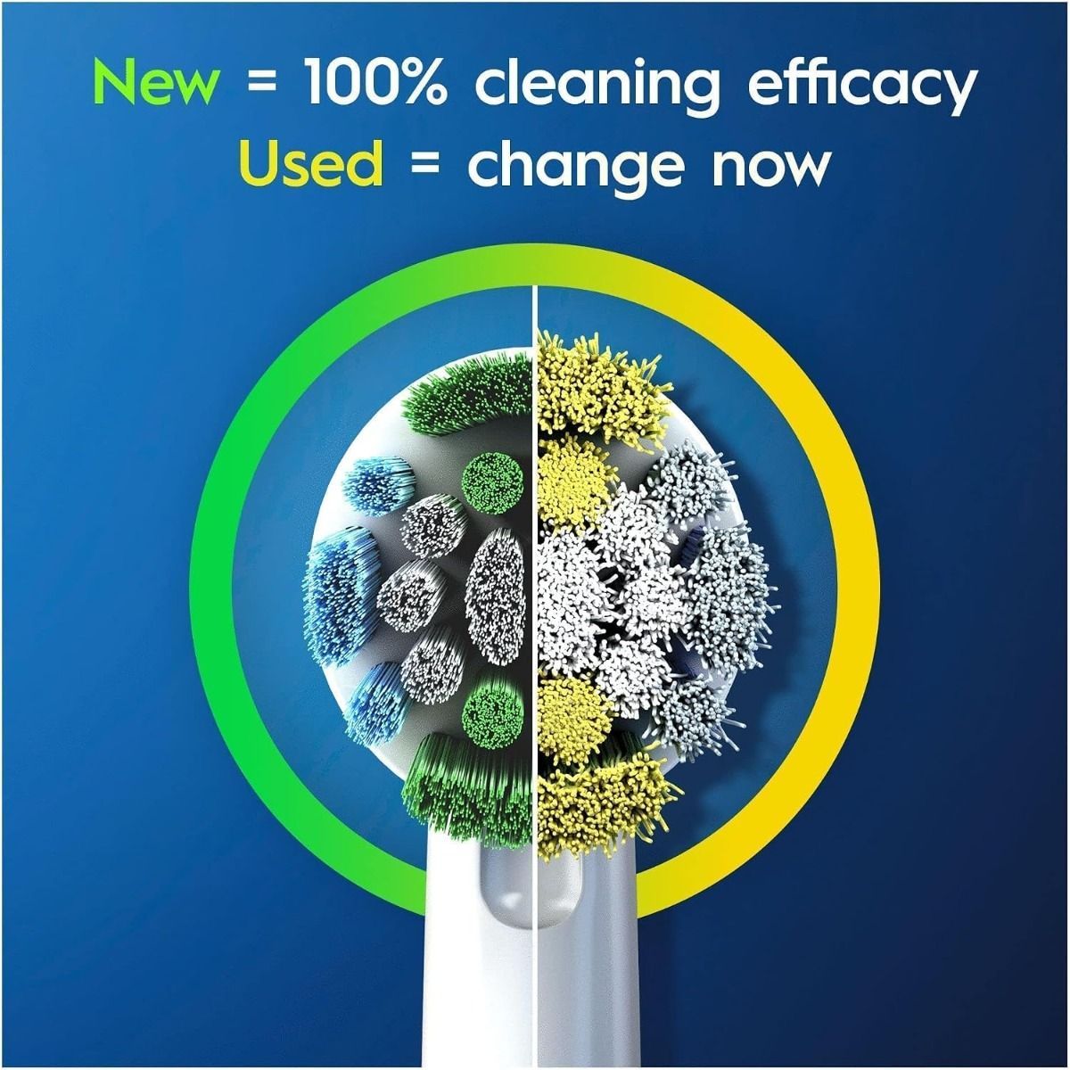 Oral-B Pro Battery Powered Toothbrush, White - Superior Plaque Removal, 2 AA Batteries, Long-Life