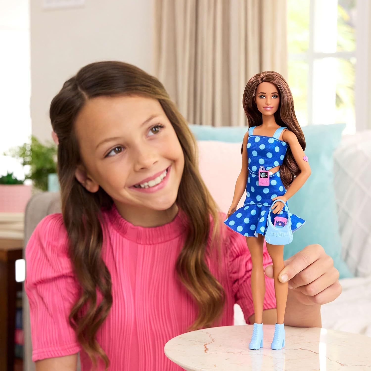 Barbie Fashionista Diabetes Doll - Fashionable Play for All Ages 3+