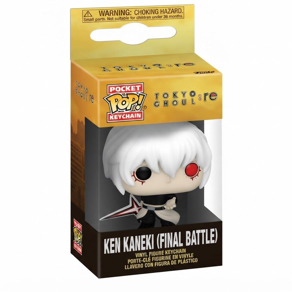 Funko Pop! Keychain: Tokyo Ghoul: Re - Ken Kaneki Final Battle Vinyl Mini Figure Collectible Approx. 4.63 inches