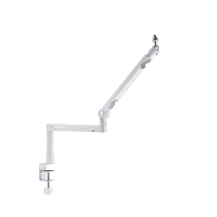 Thronmax Twist Boom Microphone Arm – Adjustable Desk Mount Boom Arm for Studio & Streaming Setup | White – S6