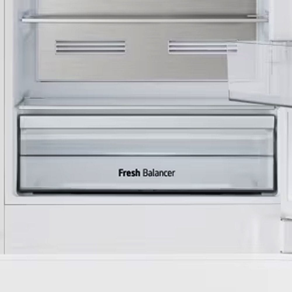 LG 233L Built-In Bottom Freezer Refrigerator, No Frost Cooling, Multi Air Flow, DoorCooling+, Smart Inverter Compressor | White - GNM12VWHN.AVWRGCC