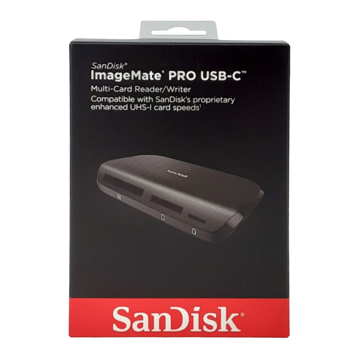SanDisk ImageMate PRO USB-C Reader/Writer with USB-C Connectivity, Multi-Card Support for SD & microSD, UHS-II Transfer Speeds & Compact Design | Black - 619659176846