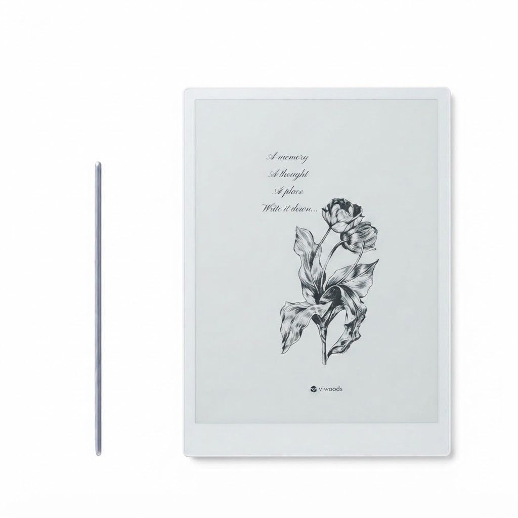 VIWOODS AiPaper Upgraded Bundle 10.65" Carta 1300 E Ink Tablet, 300PPI, 128GB, Stylus Pro & 5 Nibs, Ultra-Thin 4.5mm