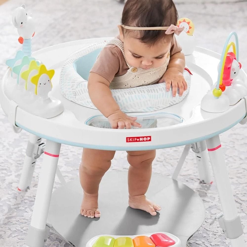 Skip Hop Baby Activity Jumper Stationary Center 360� Rotating Seat Learning Toy Station Bouncer Walker Play 6M+ | 303326