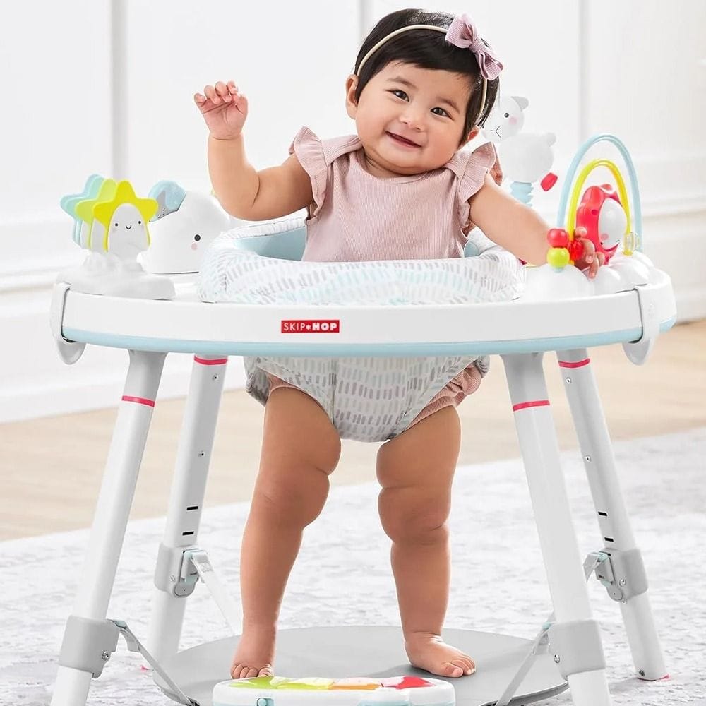 Skip Hop Baby Activity Jumper Stationary Center 360� Rotating Seat Learning Toy Station Bouncer Walker Play 6M+ | 303326