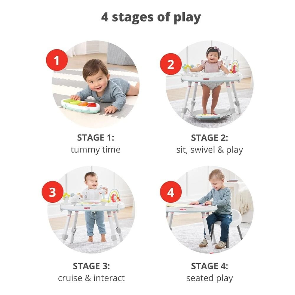 Skip Hop Baby Activity Jumper Stationary Center 360� Rotating Seat Learning Toy Station Bouncer Walker Play 6M+ | 303326