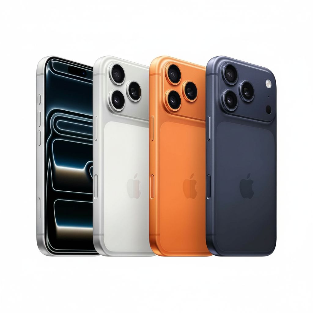 Apple iPhone 17 Pro 512GB, 6.3 Inch ProMotion Display Up to 120Hz, A19 Pro Chip, Pro Fusion Camera System, Center Stage Front Camera - Cosmic Orange