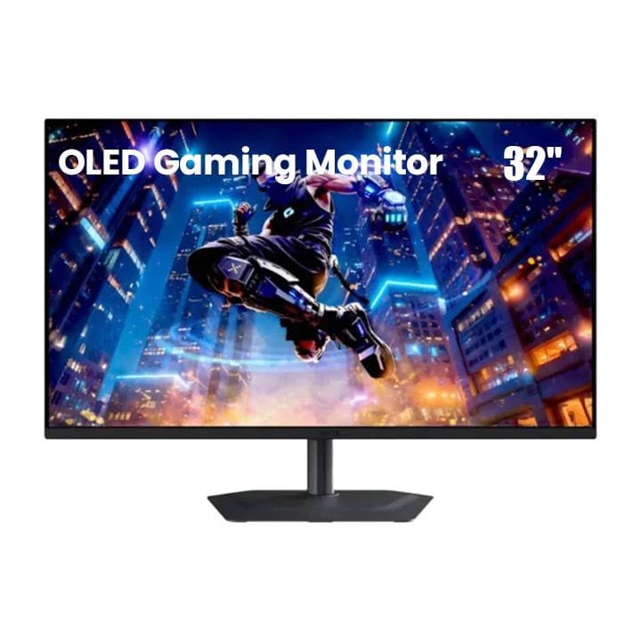 جيجابايت شاشة ألعاب OLED 32 بوصة – 240 هرتز | أسود – MO32U2