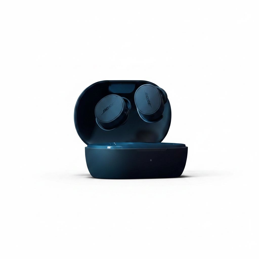 Bose QuietComfort Wireless Earbuds, Premium Noise Cancelling, Bluetooth, High-Fidelity Audio - Twilight Blue
