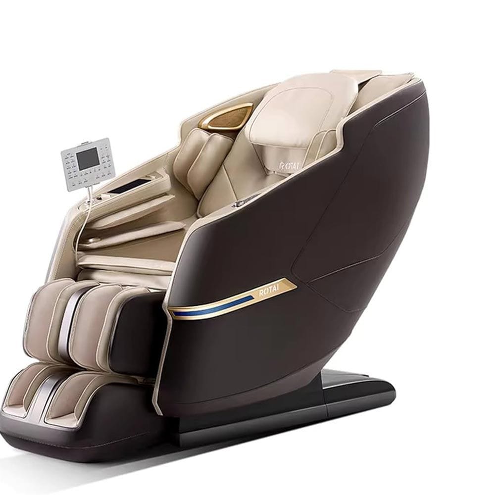 Rotai Royal Majestic Pro Massage Chair with AI Voice Control, 3D Dual Movement, 22 Auto Programs, Hot Compress, Foot Roller, Air Cooling - A68