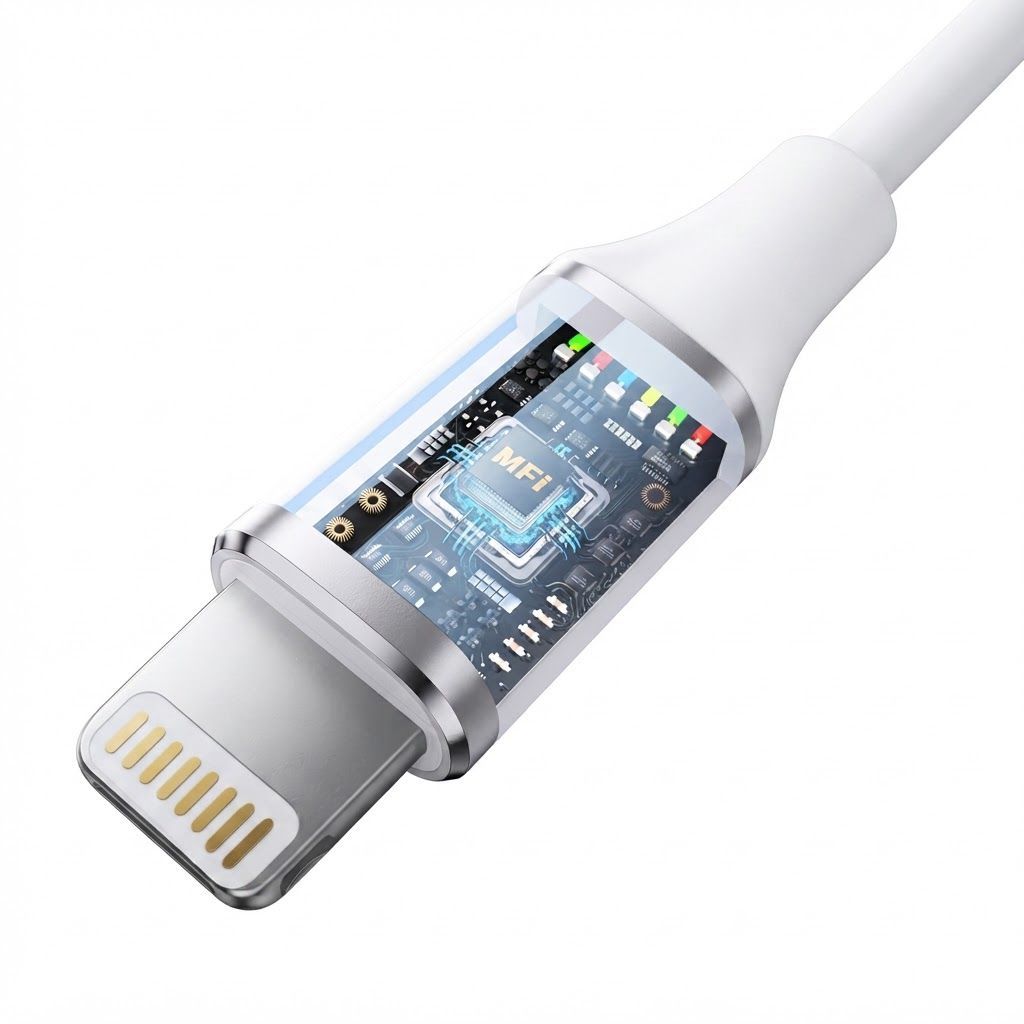 Aioneus MFi Certified iPhone Charger Cable 1M - USB A to Lightning Fast Charging Cord for iPhones