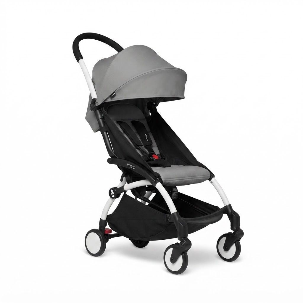 Stokke YOYO3 Compact Lightweight Travel Stroller - Foldable Cabin-Approved Baby Stroller for Infants, Ideal for City Streets, Subway Rides, and Flights