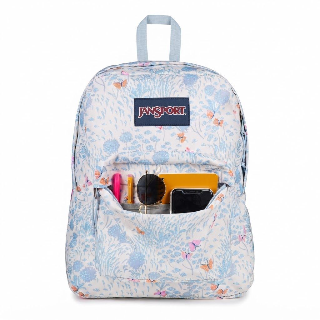 JanSport SuperBreak One Unisex Lightweight Classic School Backpack - Durable Laptop & Everyday One Main + Front Organizer