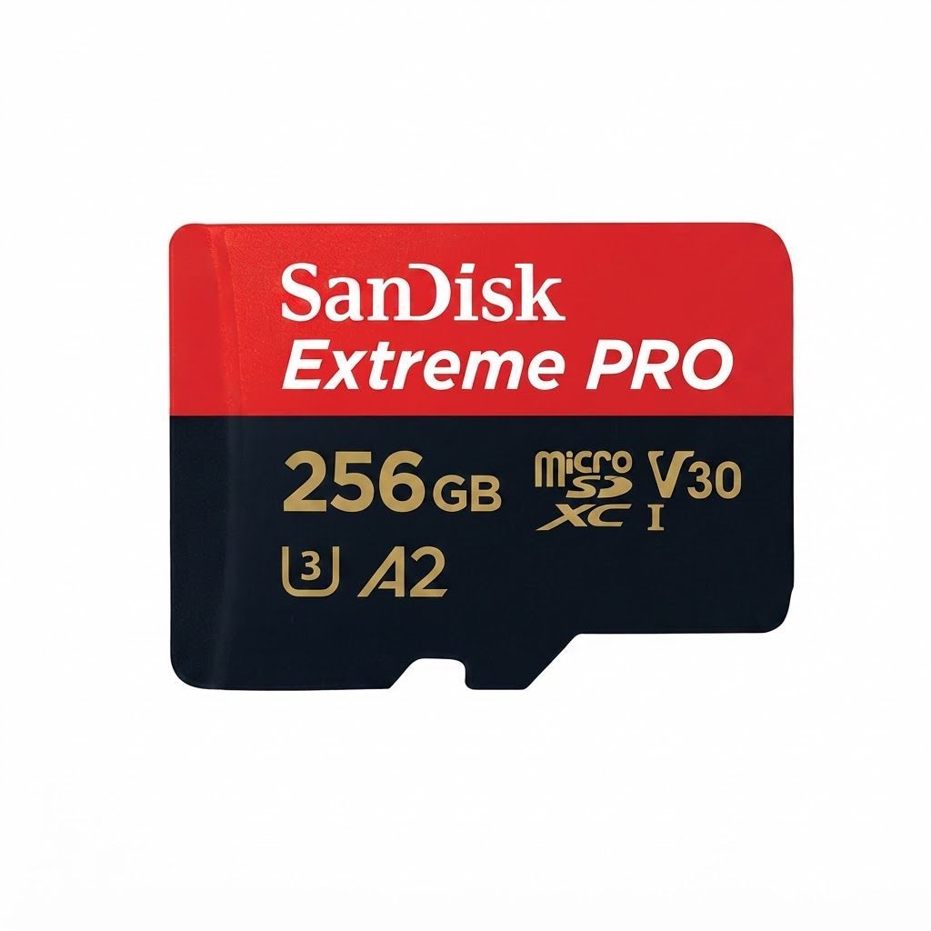 SanDisk 256GB Extreme PRO microSDXC UHS-I Memory Card - 200MB/s Read, 140MB/s Write, 4K UHD Ready