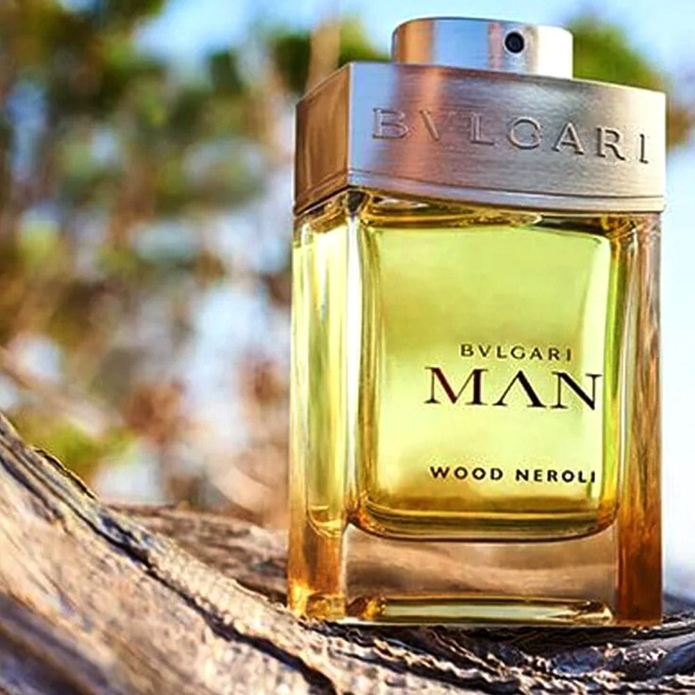 عطر بولغاري مان وود نيرولي للرجال، عطر خشبي حمضي برائحة زهر البرتقال وخشب الأرز وزهر البرتقال والمسك - 100 مل