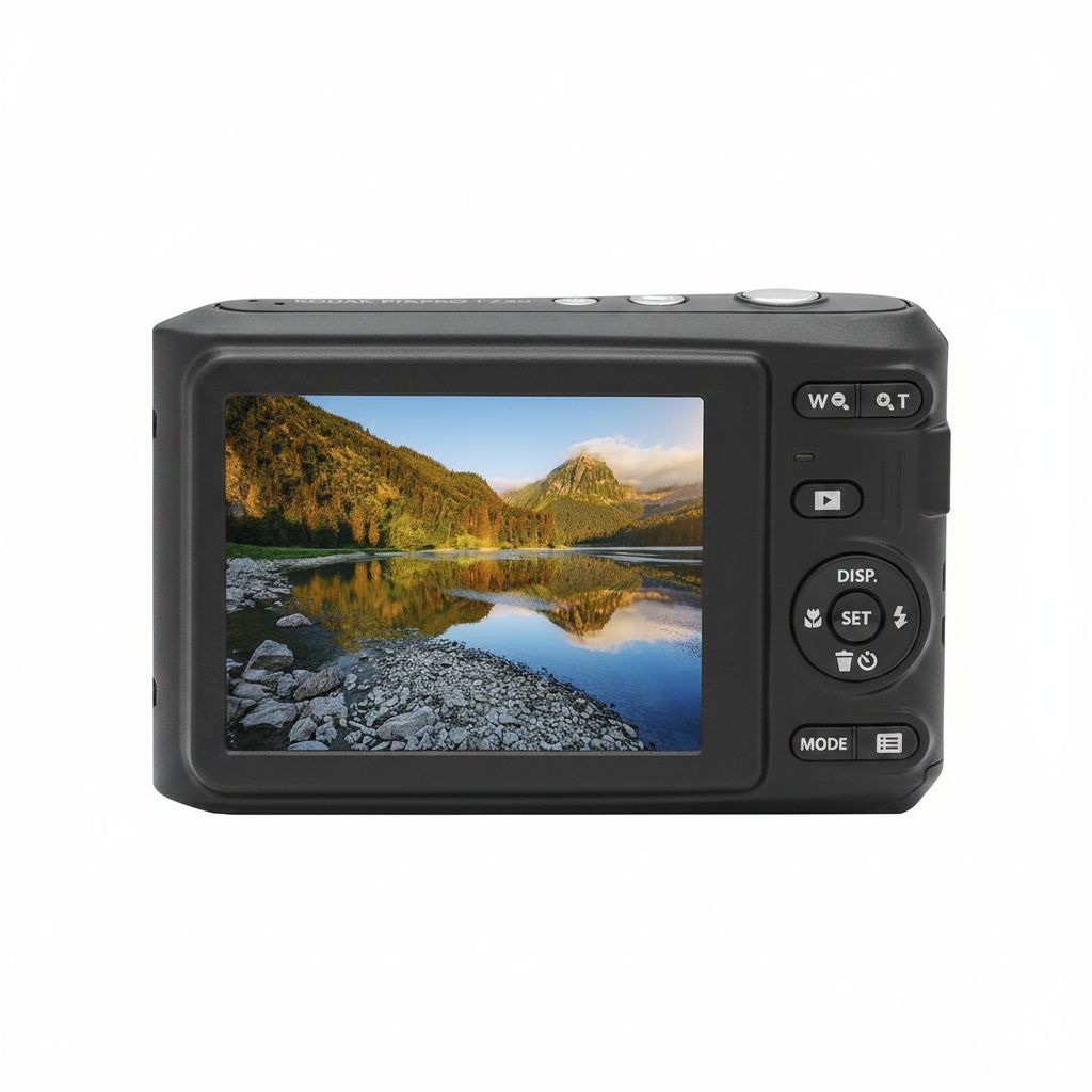 Kodak PIXPRO FZ45 Digital Camera 16MP with 4X Optical Zoom, 27mm Wide-Angle Lens, 1080p Full HD Video & 2.7-Inch LCD Screen | Black