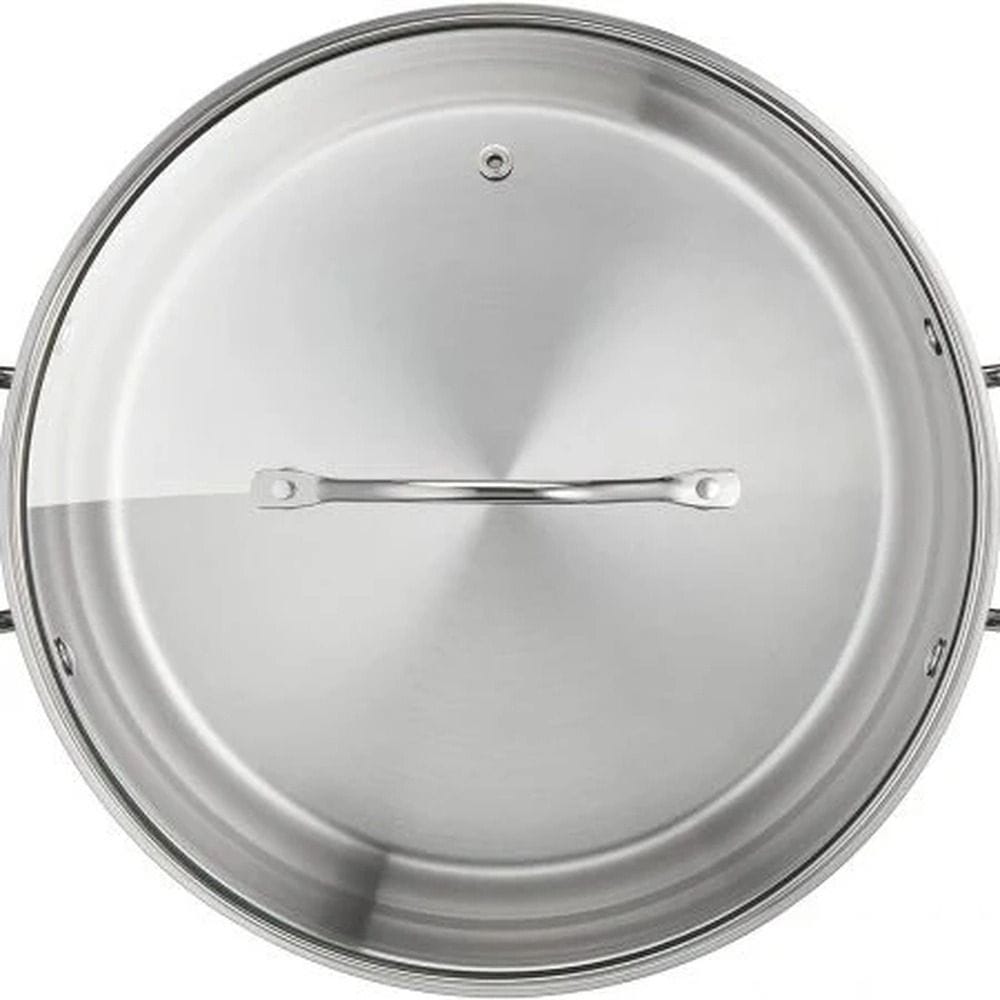 Tefal Intuition Stockpot, 28cm with Lid, Stainless Steel Cookware, Induction Compatible - B8649004