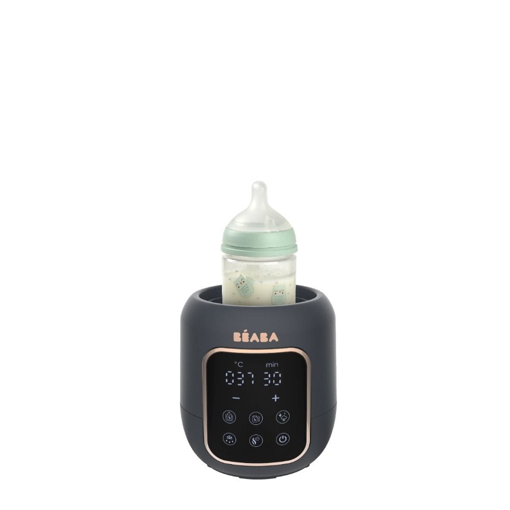 Beaba Lotus Multi Functional Bath Thermometer 0+ Months, Safe And Playful Design, Fully Automatic Operation, Dual Temperature Monitoring - Old Pink