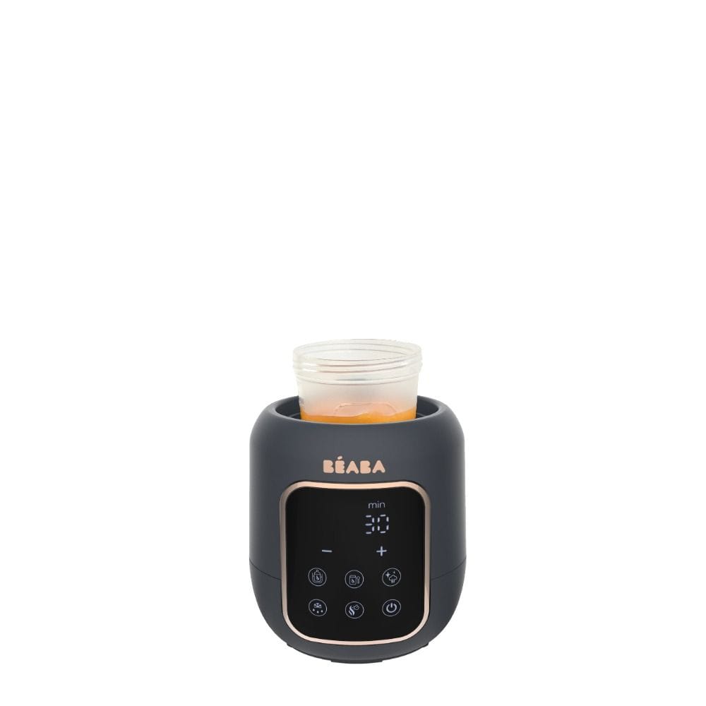 Beaba Lotus Multi Functional Bath Thermometer 0+ Months, Safe And Playful Design, Fully Automatic Operation, Dual Temperature Monitoring - Old Pink