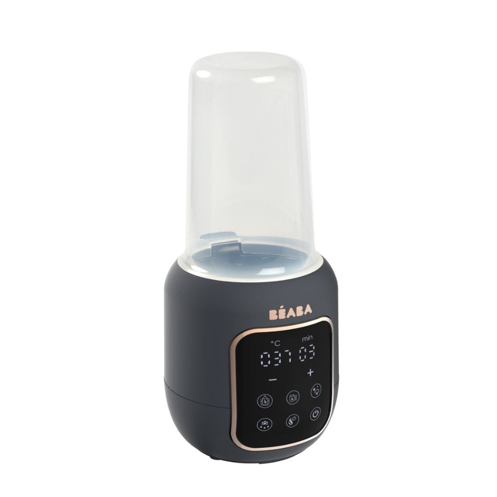 Beaba Lotus Multi Functional Bath Thermometer 0+ Months, Safe And Playful Design, Fully Automatic Operation, Dual Temperature Monitoring - Old Pink