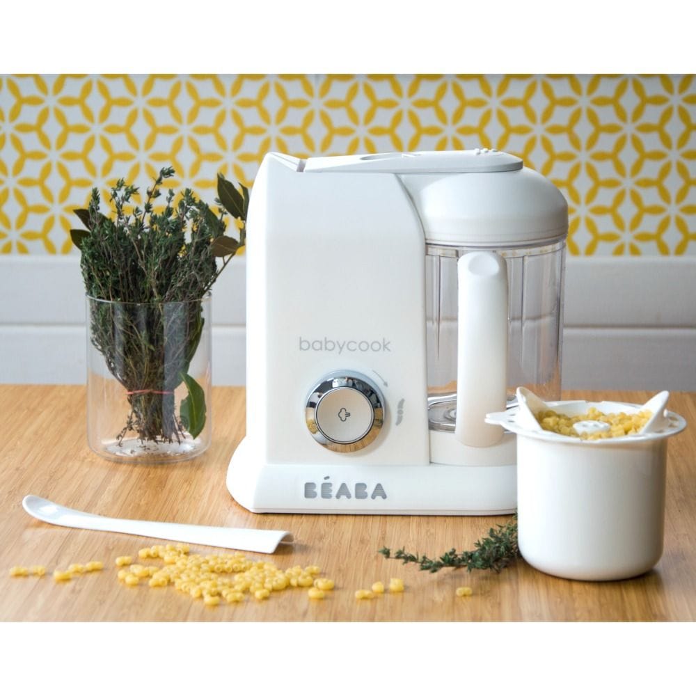 Beaba Babycook Solo/Duo Pasta Rice Basket, BPA Lead And Phthalate Free, Steam Starchy Foods - White