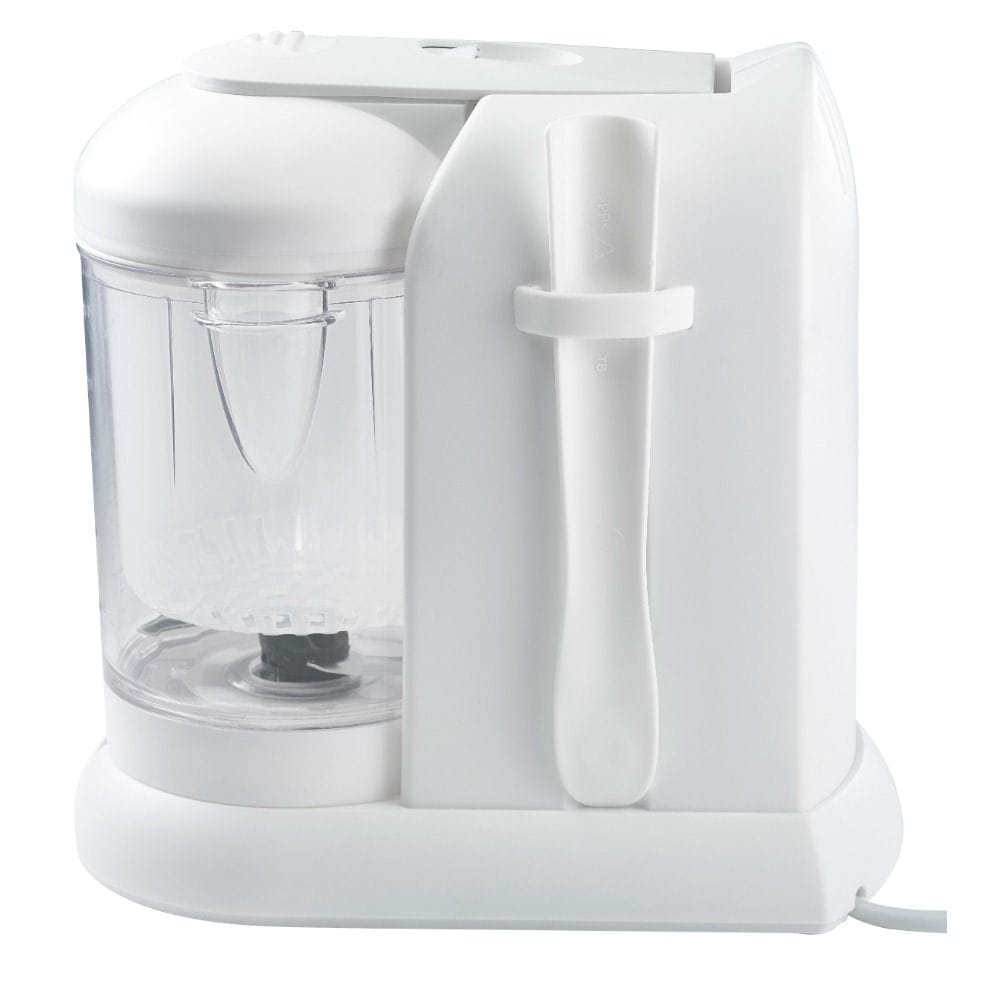 Beaba Babycook Solo Robot Cooker, 6 In 1 Food Processor, Healthy Gentle Steaming, Puree Maker And Warmer, Easy To Use - White/Silver