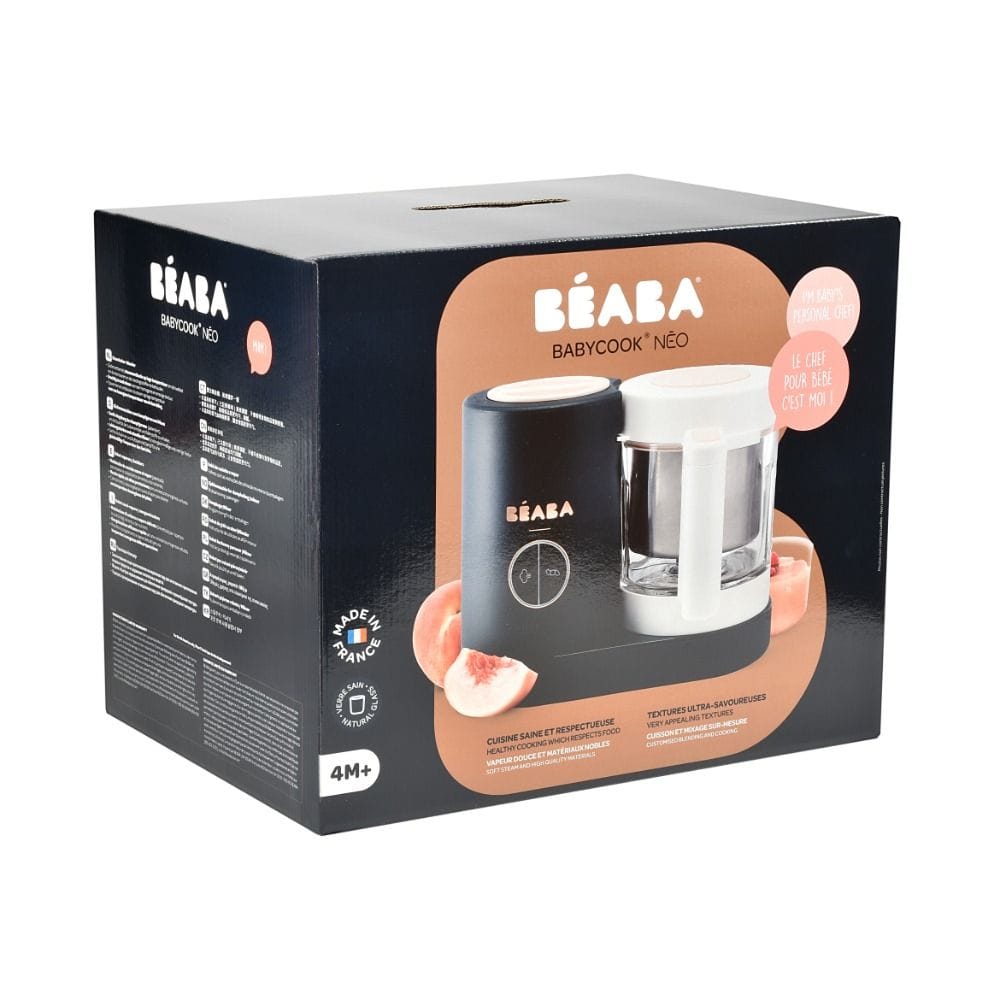 Beaba Babycook Neo Robot Cooker, 6 In 1 Food Processor, 50% Reduction Water And Energy Consumption, Ultra Performance Mixing - Night Blue