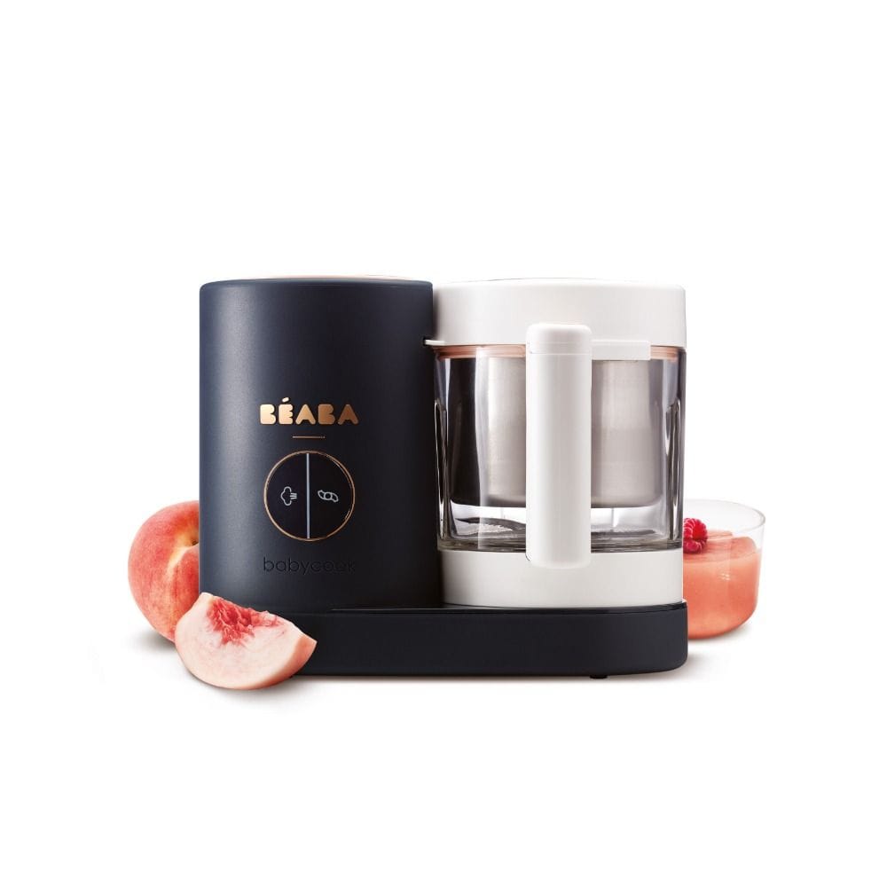 Beaba Babycook Neo Robot Cooker, 6 In 1 Food Processor, 50% Reduction Water And Energy Consumption, Ultra Performance Mixing - Night Blue